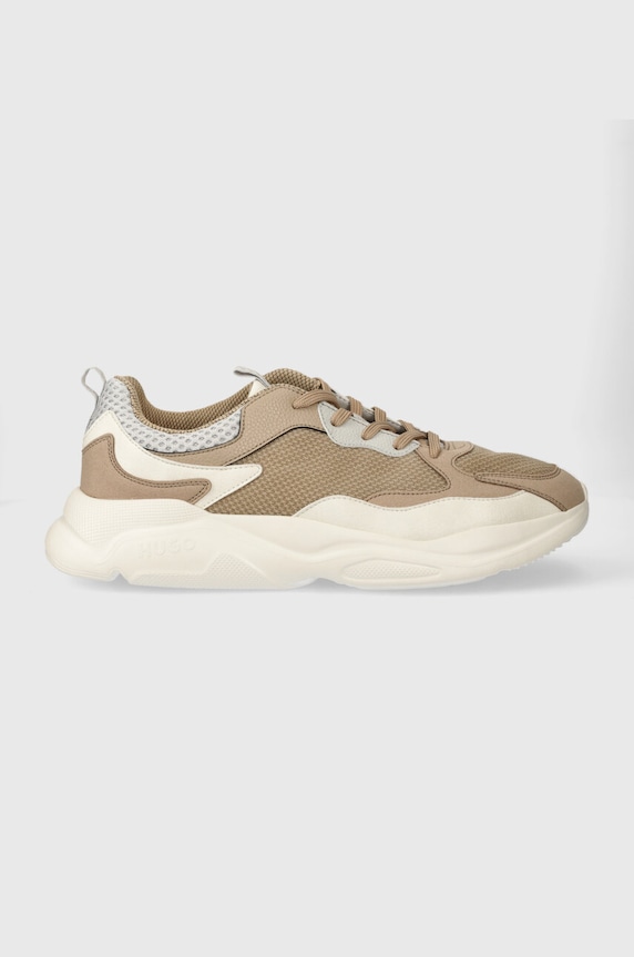 HUGO sneakersy Leon syntetyczny beżowy 50510309.266