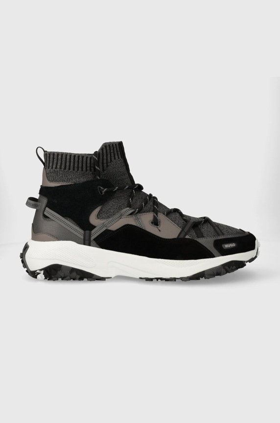 HUGO sneakersy GO1ST tekstylny szary 50510384.010