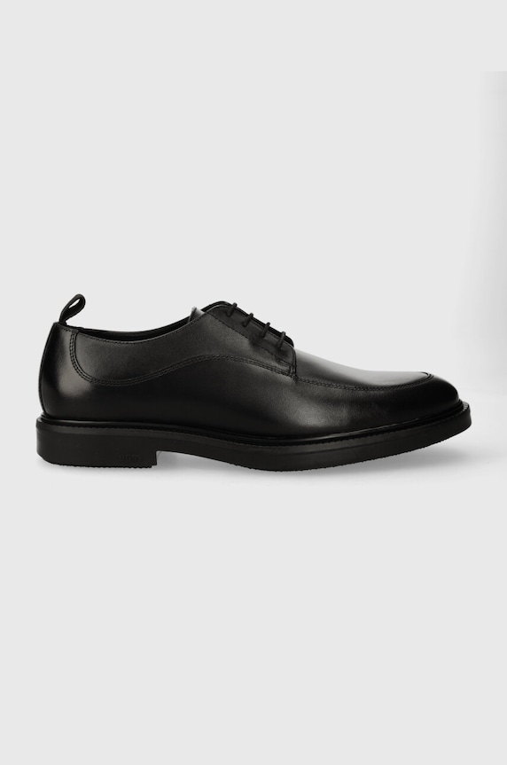 BOSS półbuty skórzane Larry eleganckie czarny 50511939.001