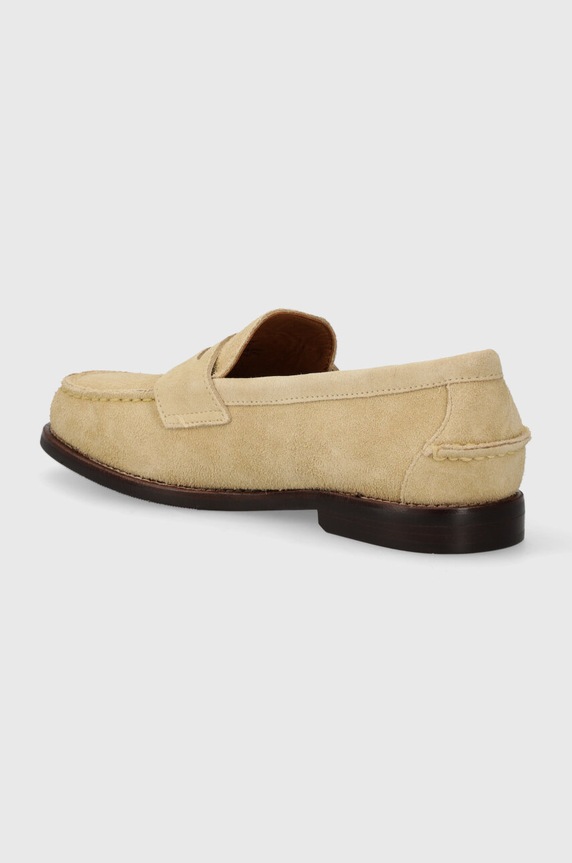 Cipők Polo Ralph Lauren velúr mokaszin Alston Penny 803932222002.100 bézs