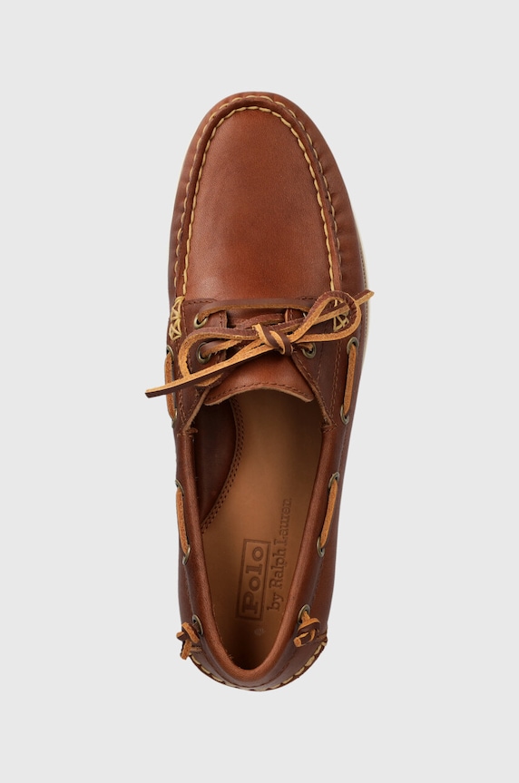 Polo Ralph Lauren bőr mokaszin Merton Boat barna 803932996002.270