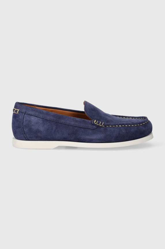 Semišové mokasíny Polo Ralph Lauren Merton Vnetn 803932196002.410 tmavomodrá SS26
