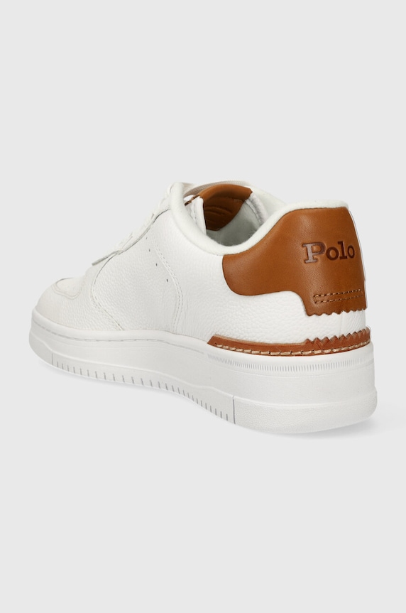 Cipők Polo Ralph Lauren bőr sportcipő Masters Crt 809923071002.100 fehér