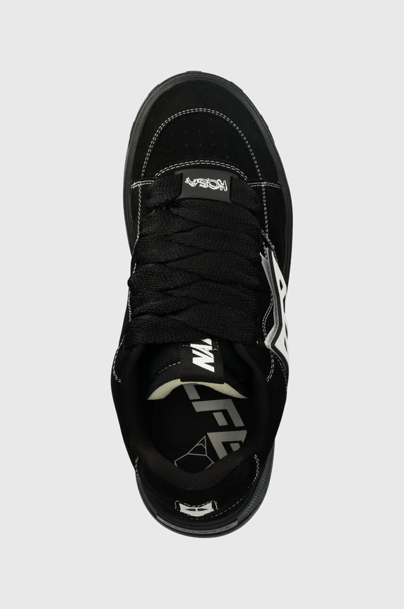 Naked Wolfe sneakers in camoscio Kosa nero Kosa.Midnight.Black