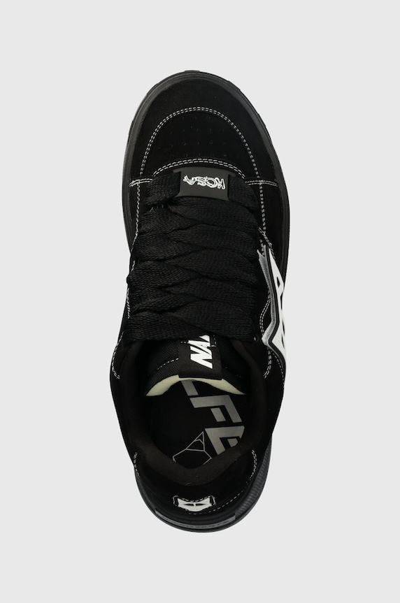 Naked Wolfe sneakers in camoscio Kosa nero Kosa.Midnight.Black