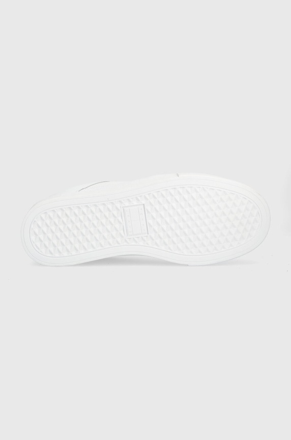 Tommy Jeans sneakersy skórzane TJM VULCANIZED FOXING FLAG EM0EM01313 biały