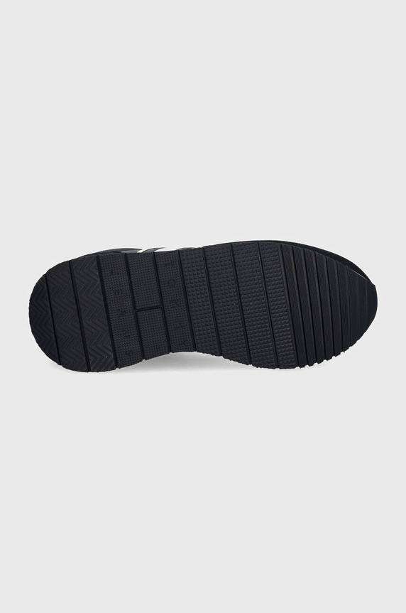Tommy Jeans sneakersy skórzane TJM MODERN RUNNER EM0EM01316 granatowy