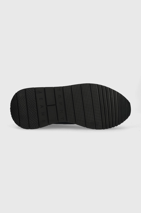 Tommy Jeans sneakersy skórzane TJM MODERN RUNNER EM0EM01316 czarny