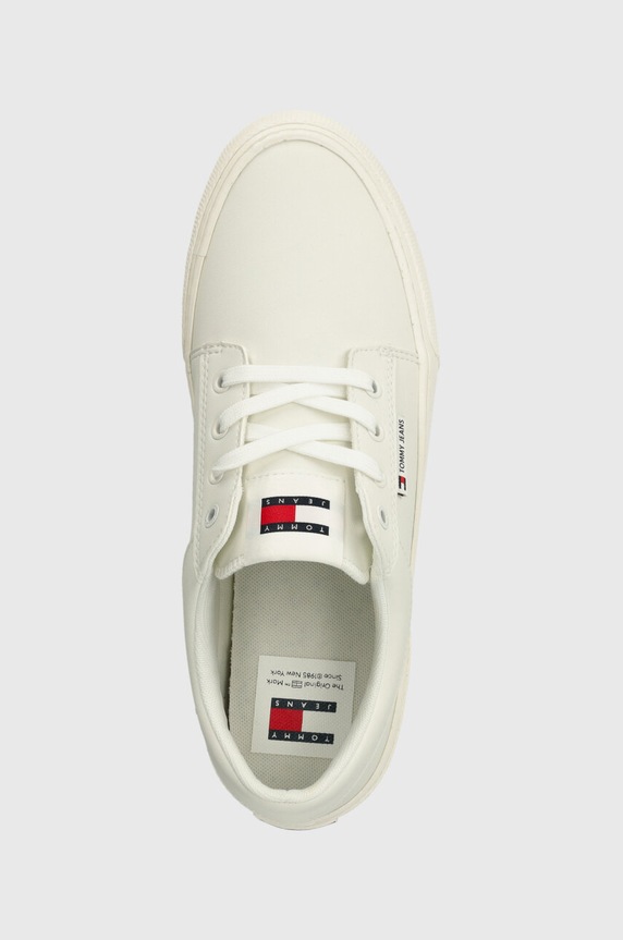 Tenisice Tommy Jeans TJM VULC. SKATE DERBY ESS bijela EM0EM01400