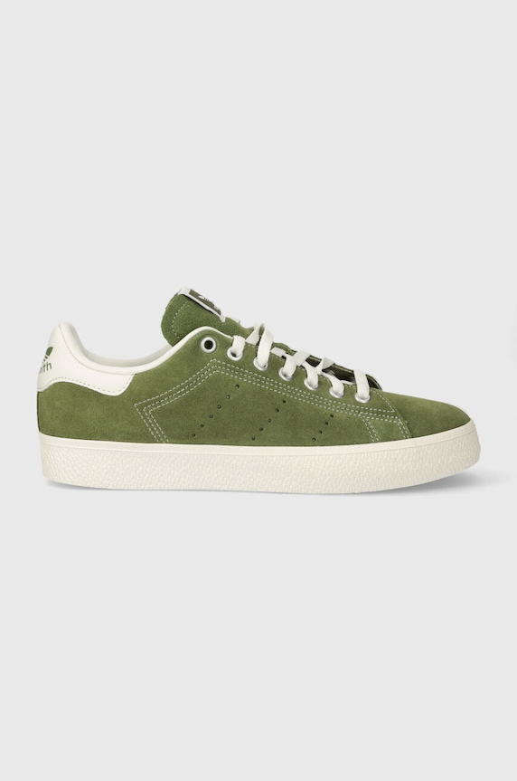 Замшевые кроссовки adidas Originals Stan Smith CS замш зелёный IF9324