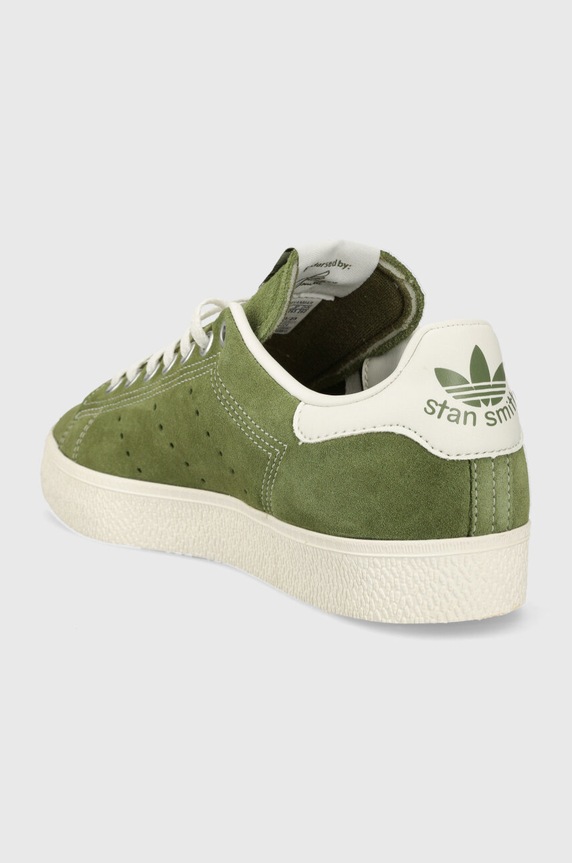 Обувь Замшевые кроссовки adidas Originals Stan Smith CS IF9324 зелёный