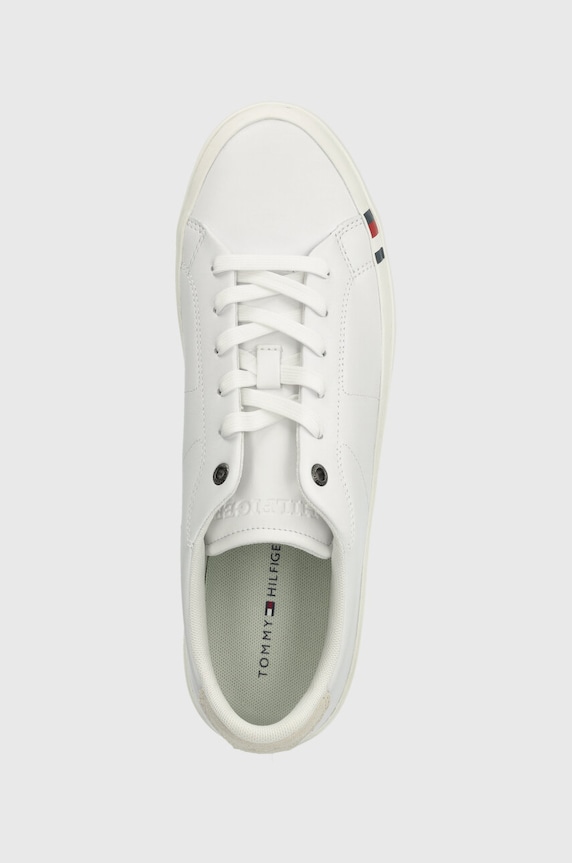 Tommy Hilfiger bőr sportcipő THICK VULC LOW PREMIUM LTH fehér FM0FM04881