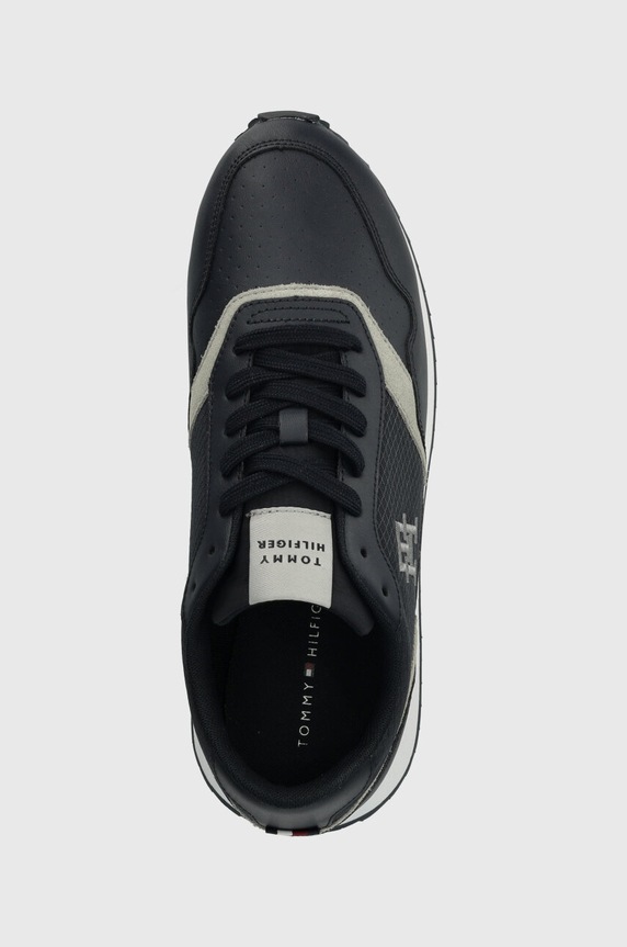 Tommy Hilfiger sportcipő RUNNER EVO MIX LTH MIX sötétkék FM0FM04887