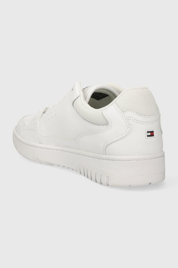 Boty Tenisky Tommy Hilfiger TH BASKET CORE LEATHER ESS FM0FM05040 bílá