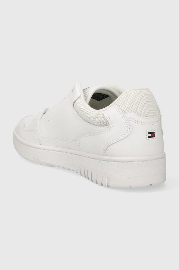Boty Tenisky Tommy Hilfiger TH BASKET CORE LEATHER ESS FM0FM05040 bílá