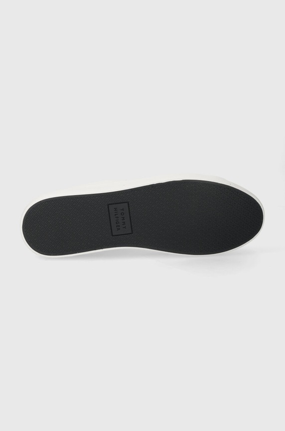 Tommy Hilfiger tenisówki skórzane TH HI VULC CORE LOW LEATHER ESS FM0FM05041 biały