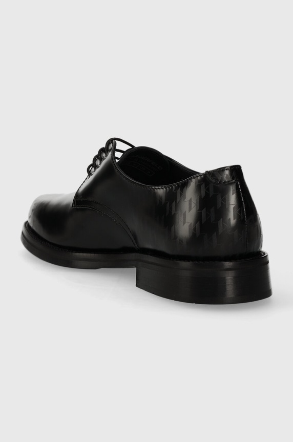Obuwie Karl Lagerfeld półbuty skórzane KRAFTMAN KL11423A.007 czarny