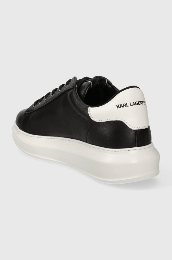 Obuwie Karl Lagerfeld sneakersy skórzane KAPRI MENS KL52530N.000 czarny