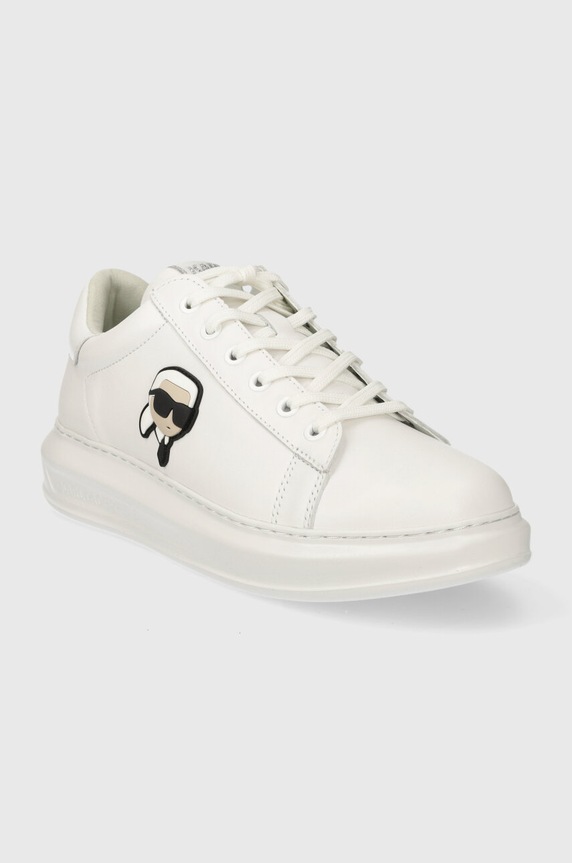 Δερμάτινα sneakers Karl Lagerfeld KAPRI MENS KL52530N.01W λευκό SS24