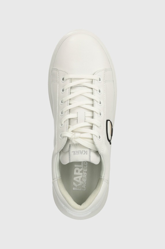 Δερμάτινα sneakers Karl Lagerfeld KAPRI MENS λευκό KL52530N.01W