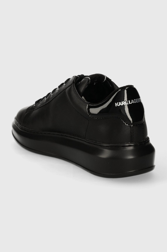 Obuv Kožené tenisky Karl Lagerfeld KAPRI MENS KL52530N.00X čierna