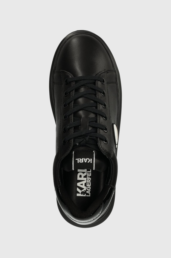 Kožené tenisky Karl Lagerfeld KAPRI MENS čierna KL52530N.00X