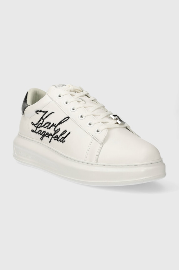 Δερμάτινα sneakers Karl Lagerfeld KAPRI MENS KL52510S.011 λευκό SS24