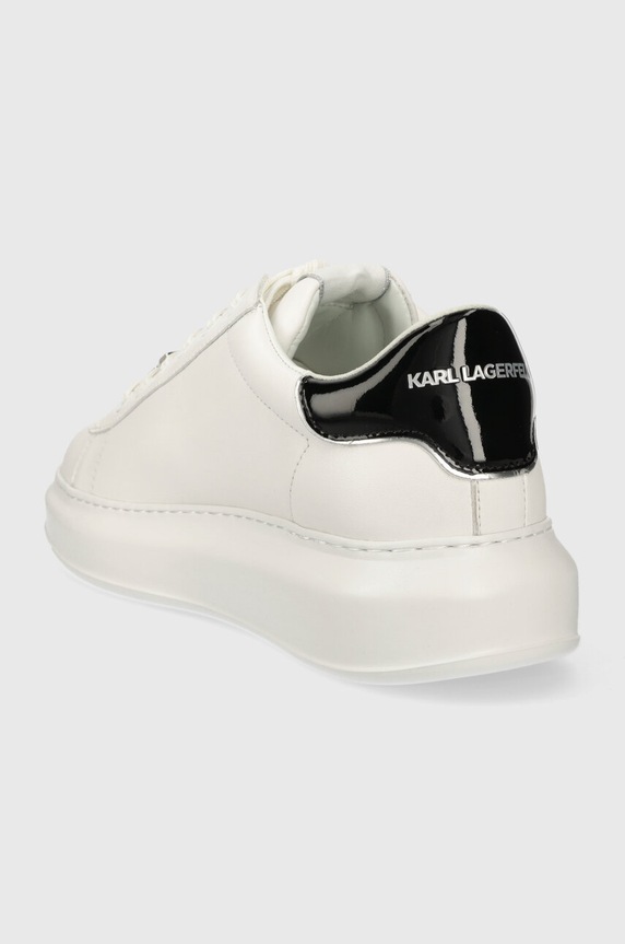 Παπούτσια Δερμάτινα sneakers Karl Lagerfeld KAPRI MENS KL52510S.011 λευκό