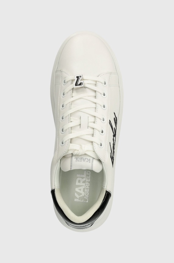 Δερμάτινα sneakers Karl Lagerfeld KAPRI MENS λευκό KL52510S.011