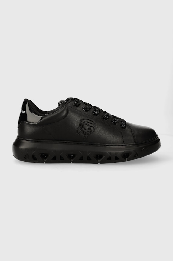 Karl Lagerfeld sneakersy skórzane KAPRI KITE ultralekkie czarny KL54530.00X