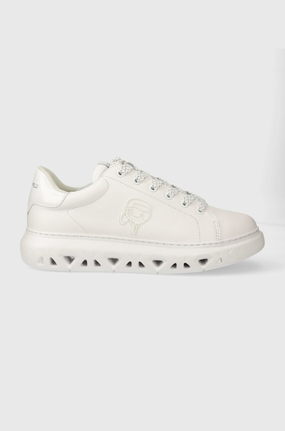 Δερμάτινα sneakers Karl Lagerfeld KAPRI KITE Planet friendly λευκό KL54530.01W
