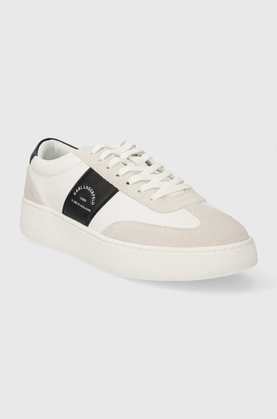 Karl Lagerfeld bőr sportcipő KOURT III KL51524.011 fehér SS24