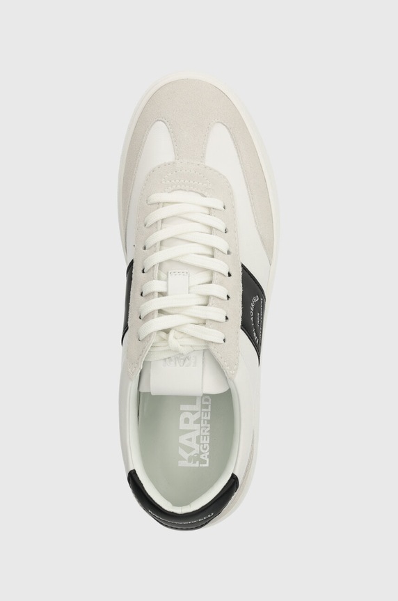 Karl Lagerfeld bőr sportcipő KOURT III fehér KL51524.011