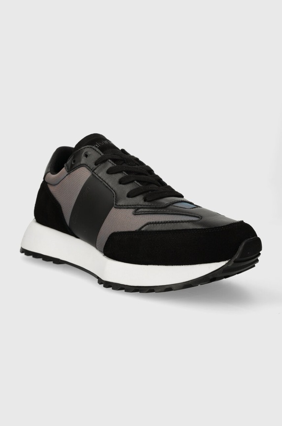 Calvin Klein sneakersy LOW TOP LACE UP PET HM0HM01346 czarny SS24