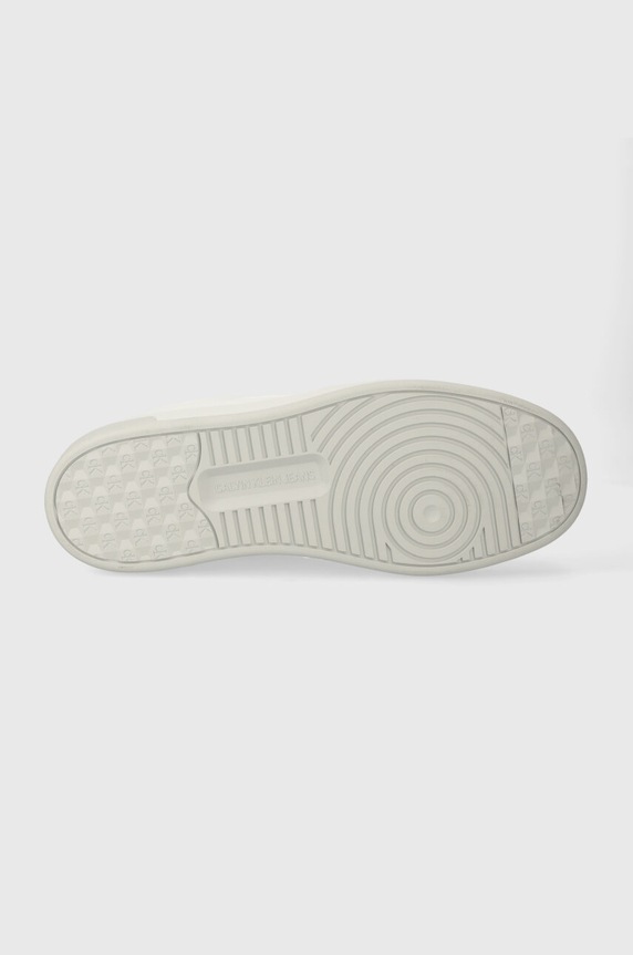 Calvin Klein Jeans sportcipő BASKET CUPSOLE LOW LTH IN SAT YM0YM00867 fehér