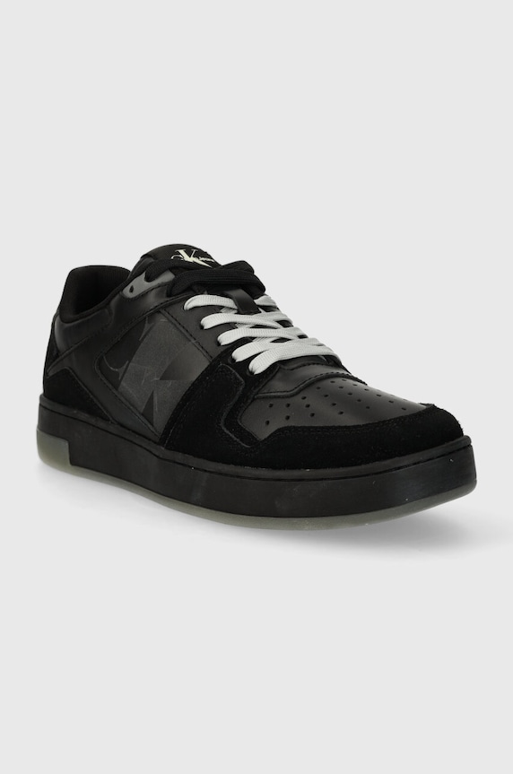 Sneakers Calvin Klein Jeans BASKET CUPSOLE LOW LTH NBS LUM YM0YM00869 μαύρο SS24