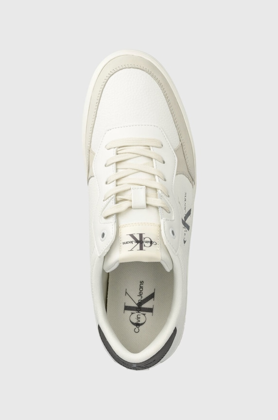 Calvin Klein Jeans sportcipő CLASSIC CUPSOLE LOW LTH ML FAD fehér YM0YM00885