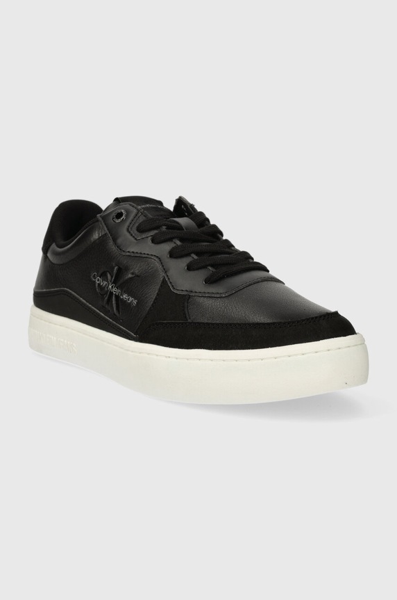 Calvin Klein Jeans sneakersy CLASSIC CUPSOLE LOW LTH ML FAD YM0YM00885 czarny NC24