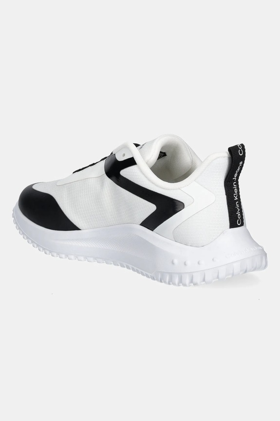 Boty Sneakers boty Calvin Klein Jeans EVA RUNNER LOW LACE ML MIX YM0YM00968 bílá