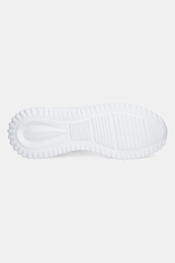 Sneakers boty Calvin Klein Jeans EVA RUNNER LOW LACE ML MIX YM0YM00968 bílá