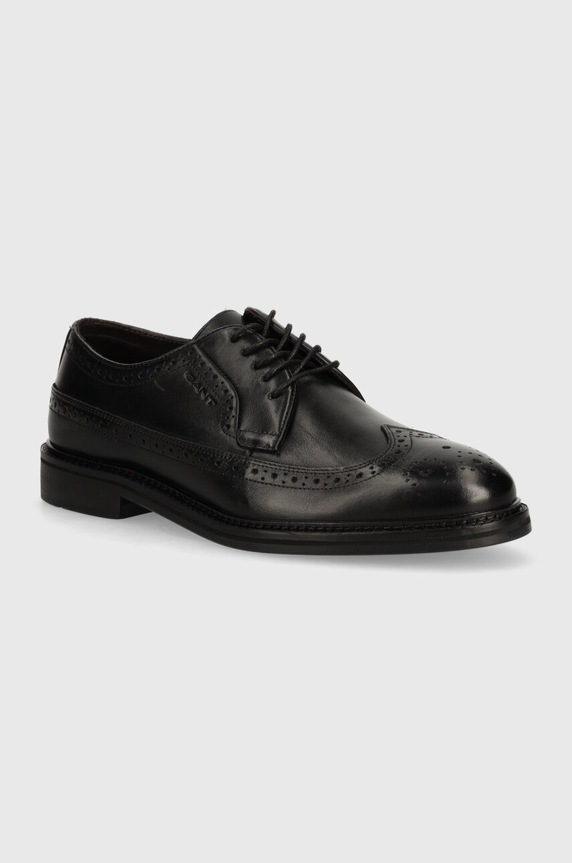 Kožené polobotky Gant Bidford elegantní černá 28631465.G00