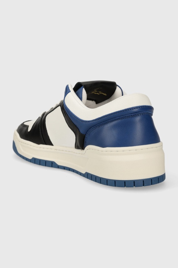 Obuwie Naked Wolfe sneakersy skórzane CM-01 CM.01.Blue.Combo niebieski