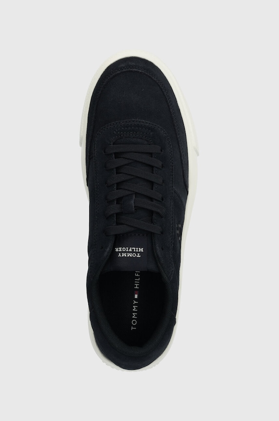 Tommy Hilfiger sneakersy zamszowe TH CUPSET SUEDE granatowy FM0FM04977