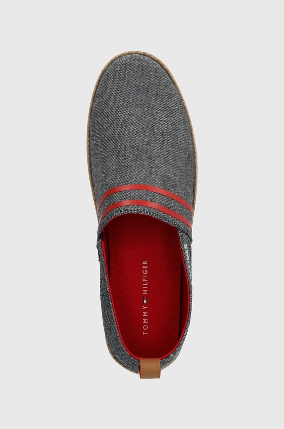 Espadrile Tommy Hilfiger ESPADRILLE C CHAMBRAY mornarsko plava FM0FM04982