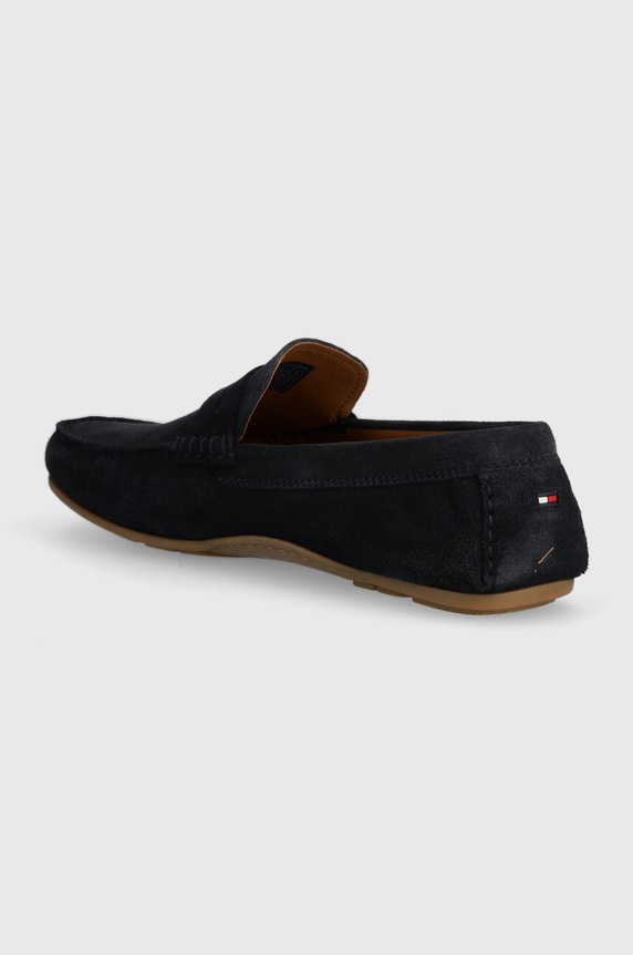 Obuća Mokasinke od brušene kože Tommy Hilfiger CASUAL SUEDE DRIVER FM0FM04998 mornarsko plava