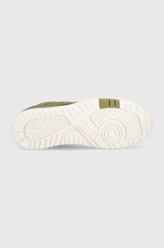 Tommy Hilfiger sneakersy TH BASKET STREET SUMMER FM0FM05074 zielony