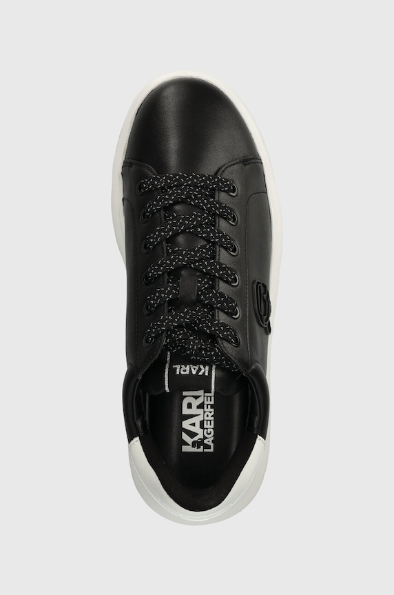 Karl Lagerfeld bőr sportcipő KAPRI KITE fekete KL54530.000