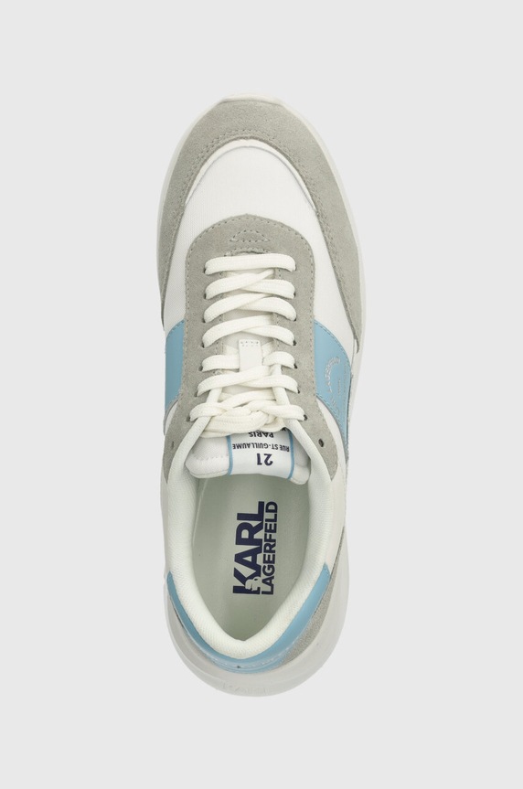 Karl Lagerfeld sneakersy SERGER biały KL53624.01B