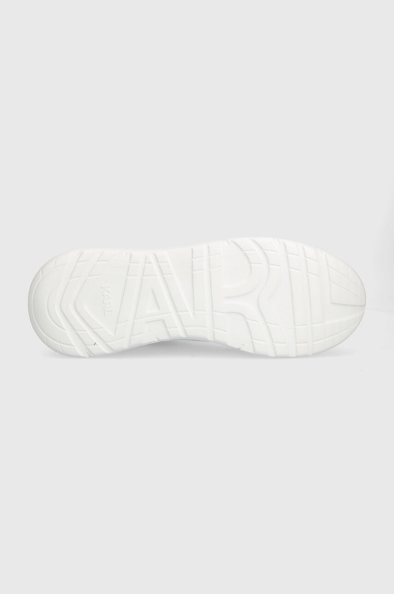 Karl Lagerfeld sneakersy skórzane SERGER KL53620.41B niebieski