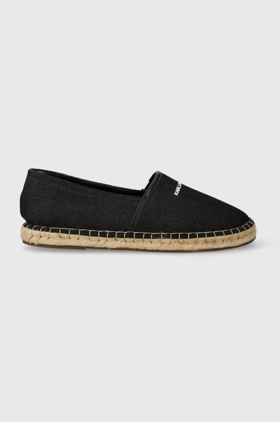 Karl Lagerfeld espadryle KAMINO KL70104.DA0 czarny SS24